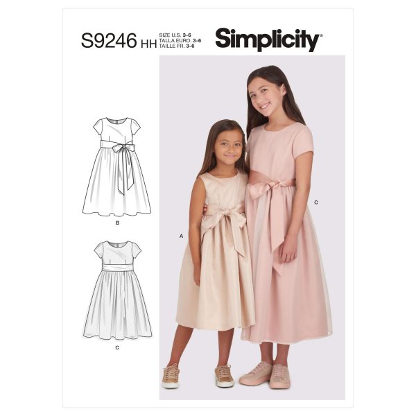 Simplicity Sewing Pattern S9246 Children's and Girls' Dresses