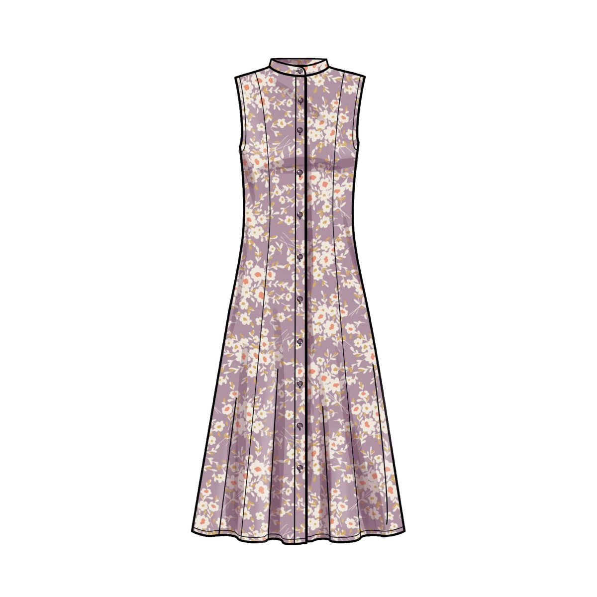 Simplicity Sewing Pattern S9260 Misses' and Women's Button Front Dresses