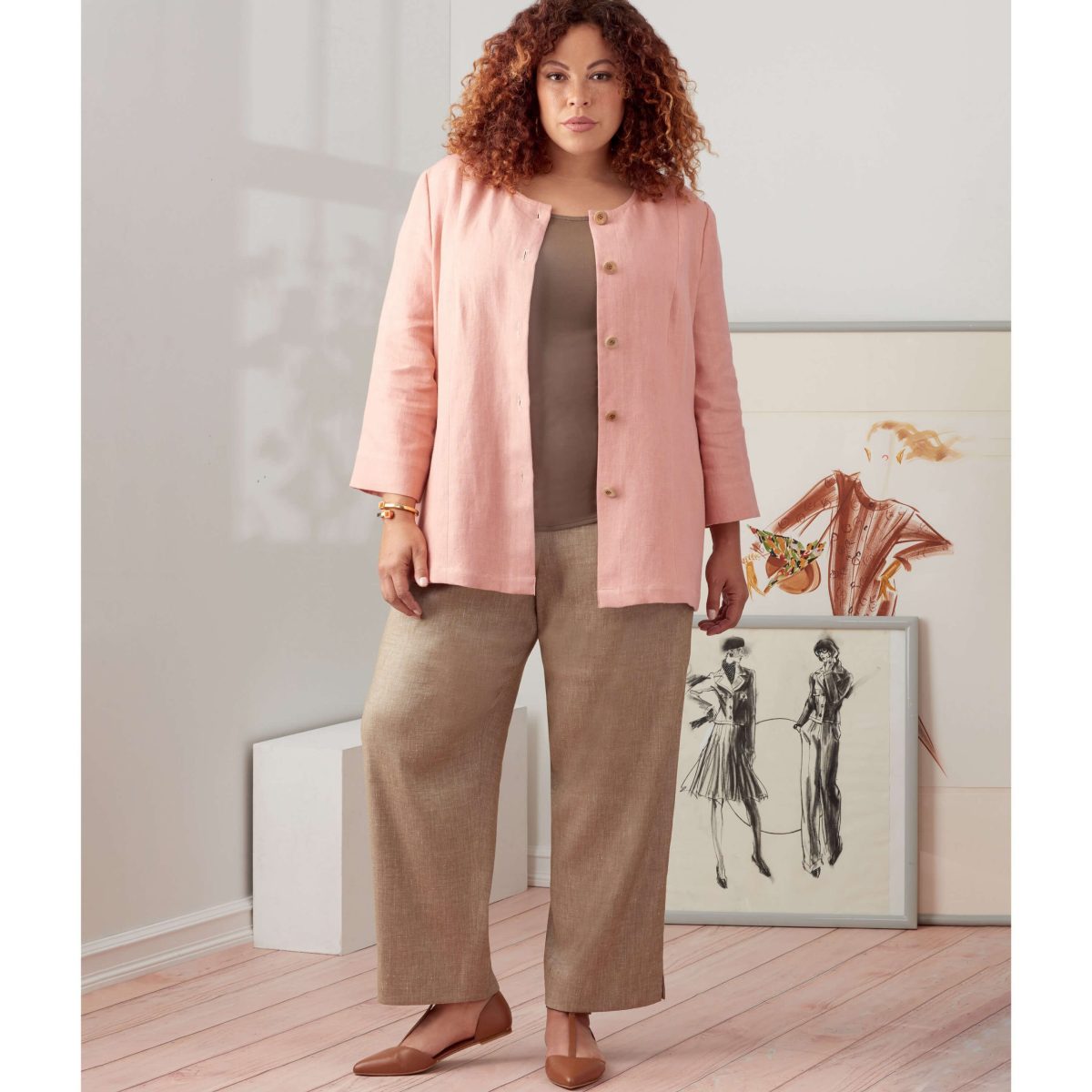 Simplicity Sewing Pattern S9269 Women's Jacket, Top and Trousers