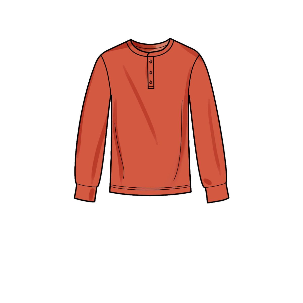 Simplicity R10435/S8753   Cartamodello per camicia classica, moderna e sottile, taglia BB (44 46 48 50 52
