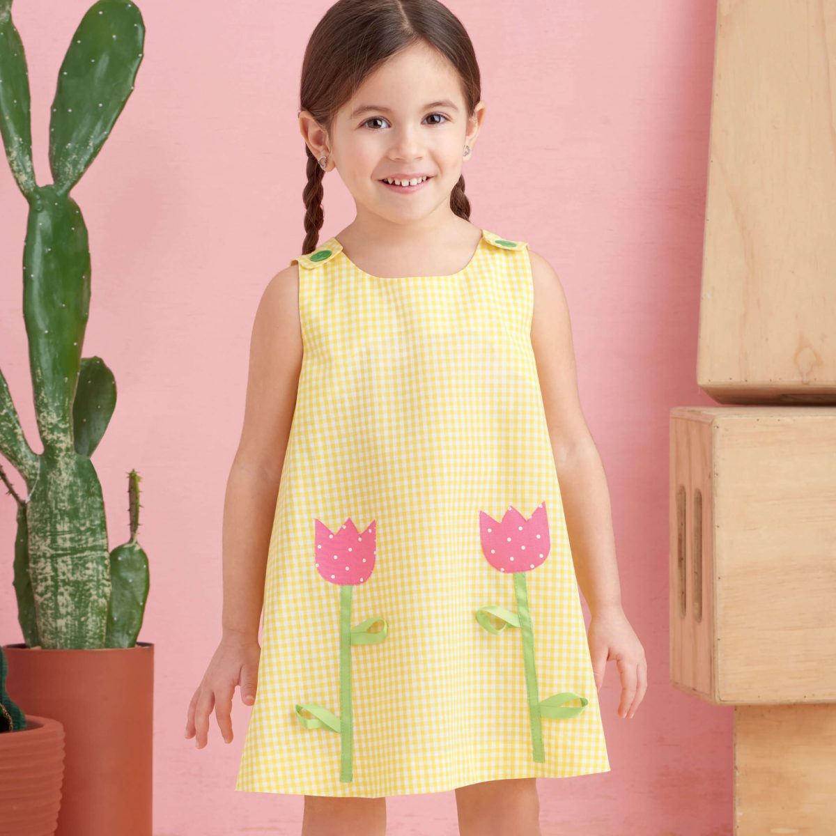 Simplicity Sewing Pattern S9318 Toddlers'  Tops, Dresses, and Shorts