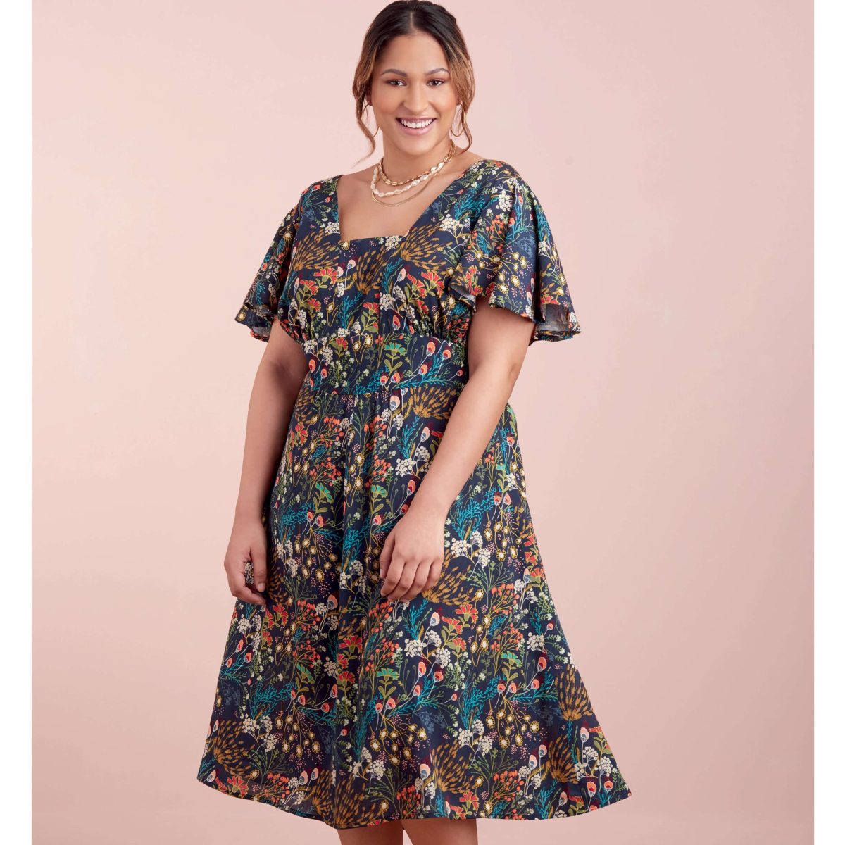 Simplicity Sewing Pattern S9325 Misses' and Women's Dress with Length and Sleeve Variations