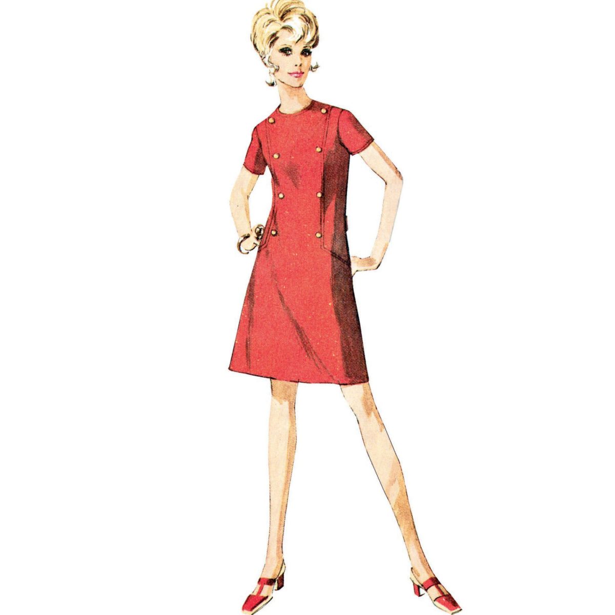 Simplicity Sewing Pattern S9371 Misses' and Women's Dress with Collar, Cuff and Sleeve Variations