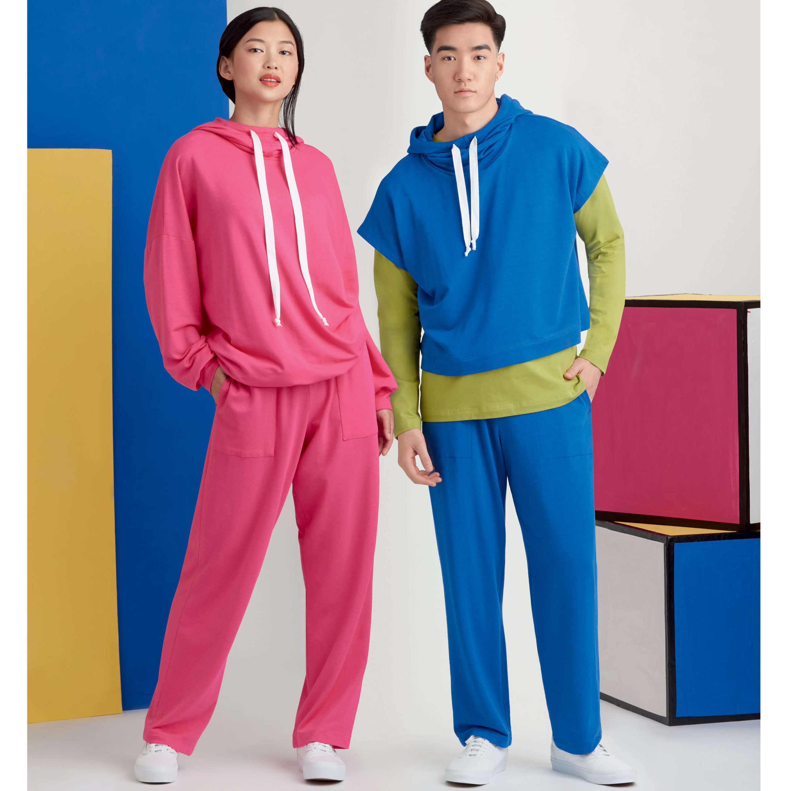 Simplicity Sewing Pattern S9379 Unisex Oversized Knit Hoodies, Trousers ...