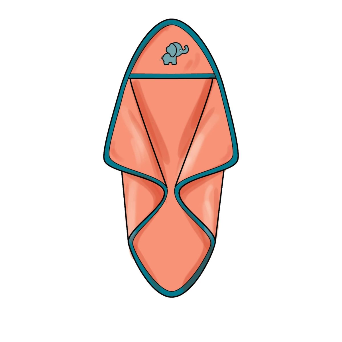 Simplicity Sewing Pattern S9483 Babies' Bathtime Robes and Hooded Towel