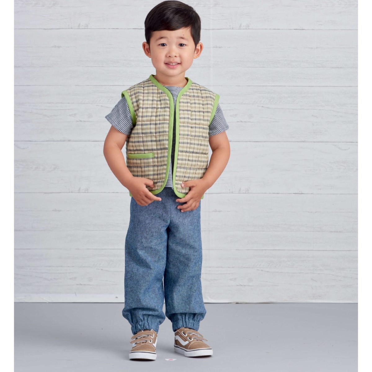 Simplicity Sewing Pattern S9485 Toddlers' Jacket, Top, Skirt and Trousers