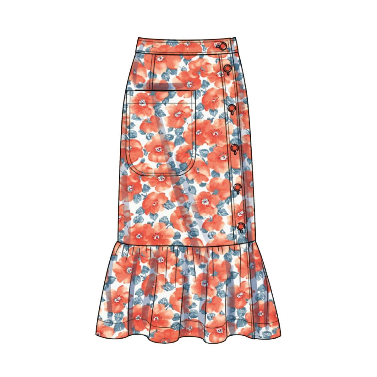 Simplicity Sewing Pattern S9552 Misses' Top and Skirts