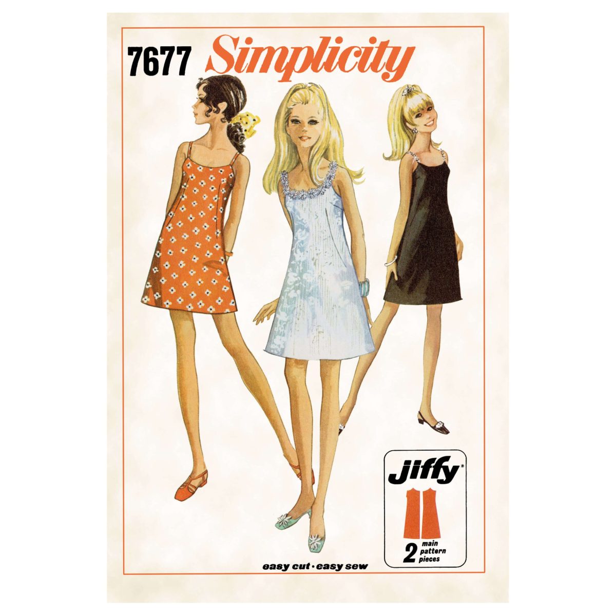 Simplicity Sewing Pattern S9594 Misses' Vintage Jiffy Dress
