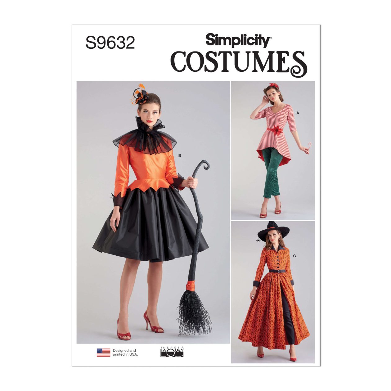Simplicity Sewing Pattern S9632 Misses' Costumes by Theresa Laquey