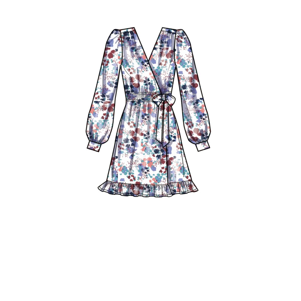 Simplicity Sewing Pattern S9639 Misses' Midi Wrap Dress