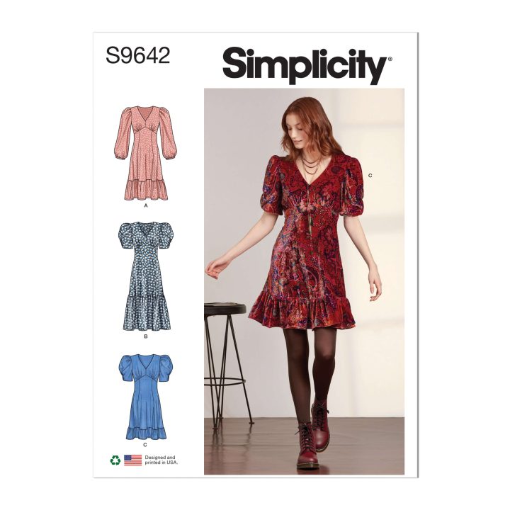 Simplicity 720 Simplicity Sewing Pattern S9642 Misses’ Dress - Sewdirect