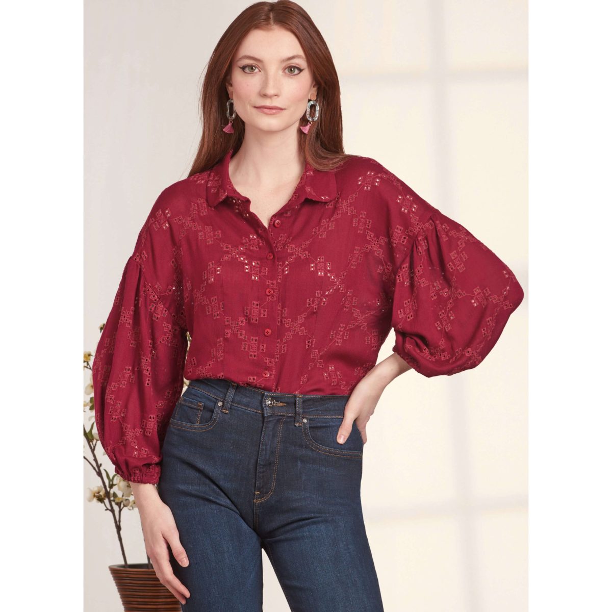 Simplicity Sewing Pattern S9646 Misses' Button Down Top