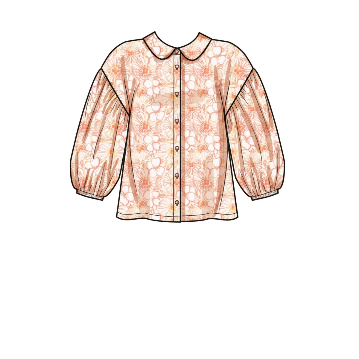 Simplicity Sewing Pattern S9646 Misses' Button Down Top