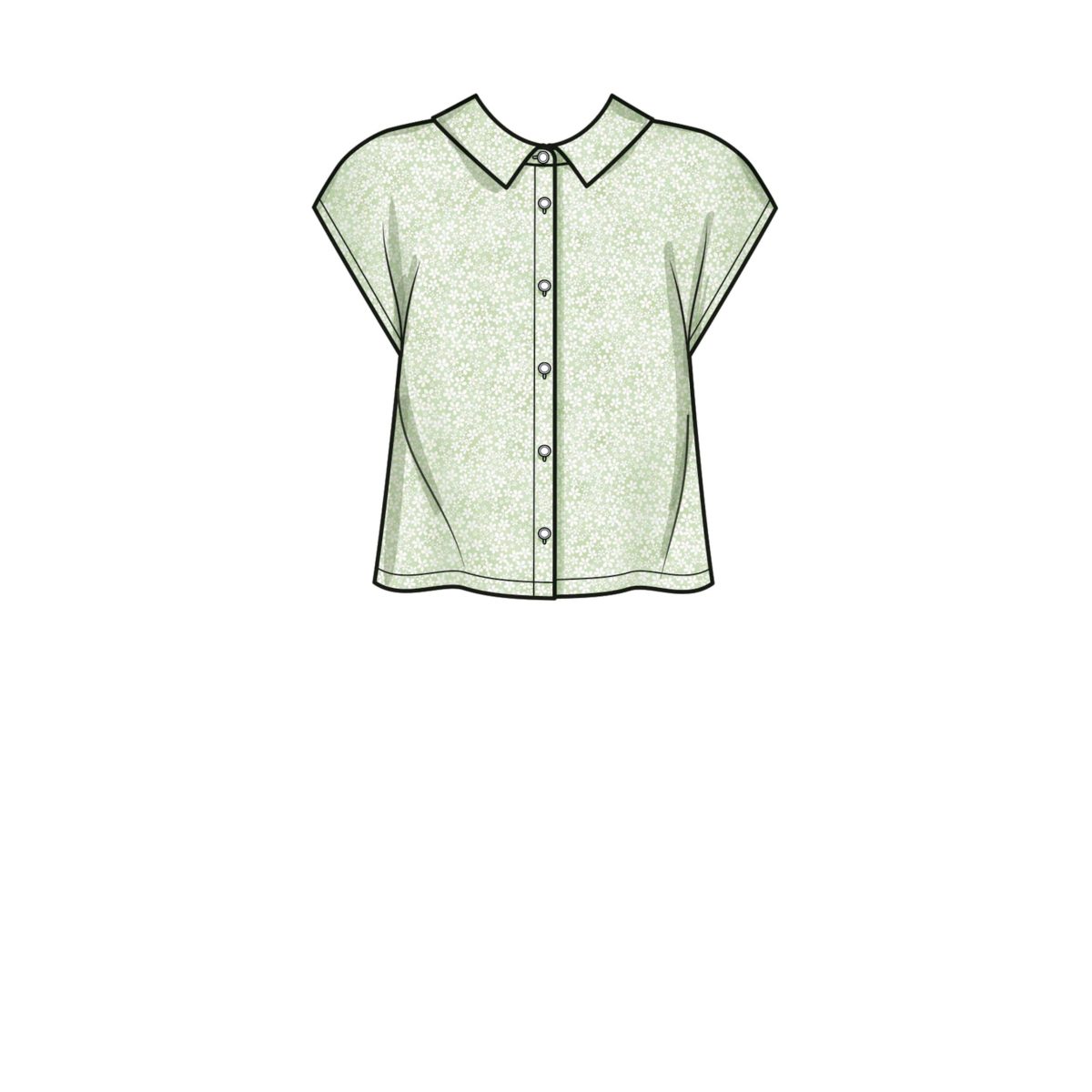 Simplicity Sewing Pattern S9646 Misses' Button Down Top