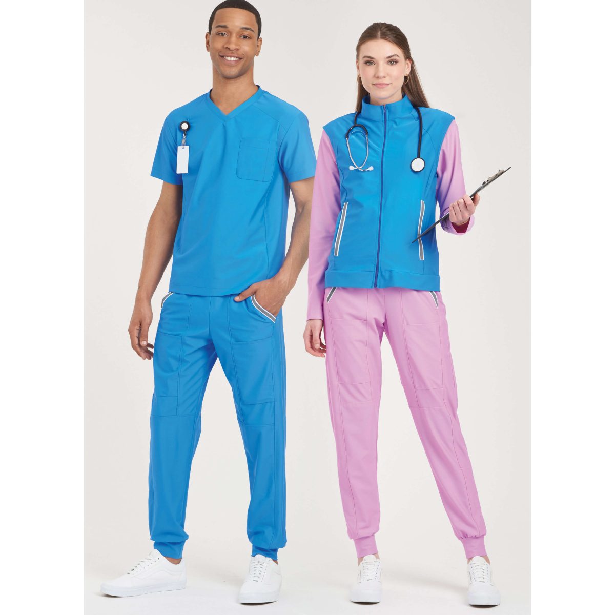 Simplicity Sewing Pattern S9650 Unisex Knit Scrubs