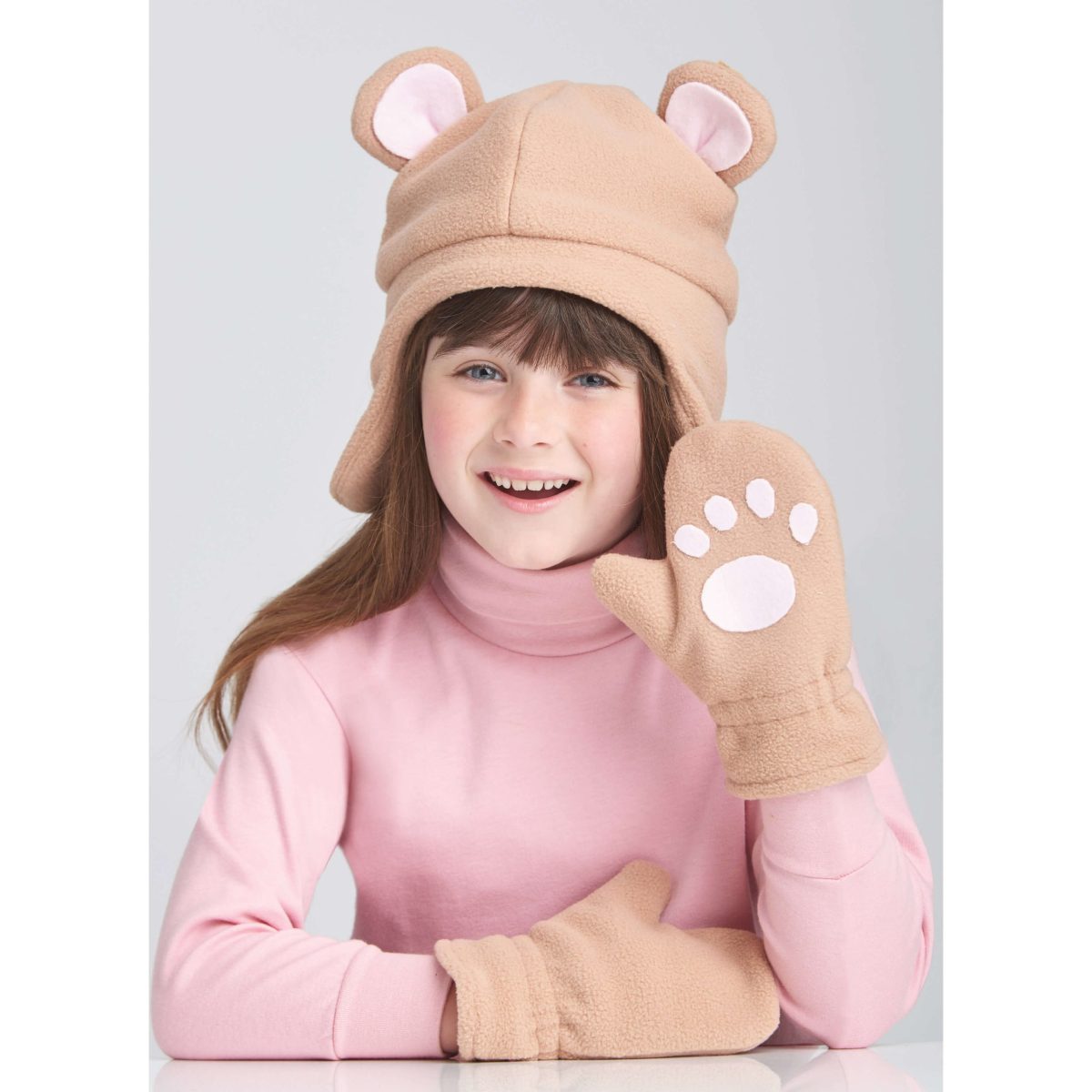 Simplicity Sewing Pattern S9657 Children's Hats and Mittens and Cowl Scarves