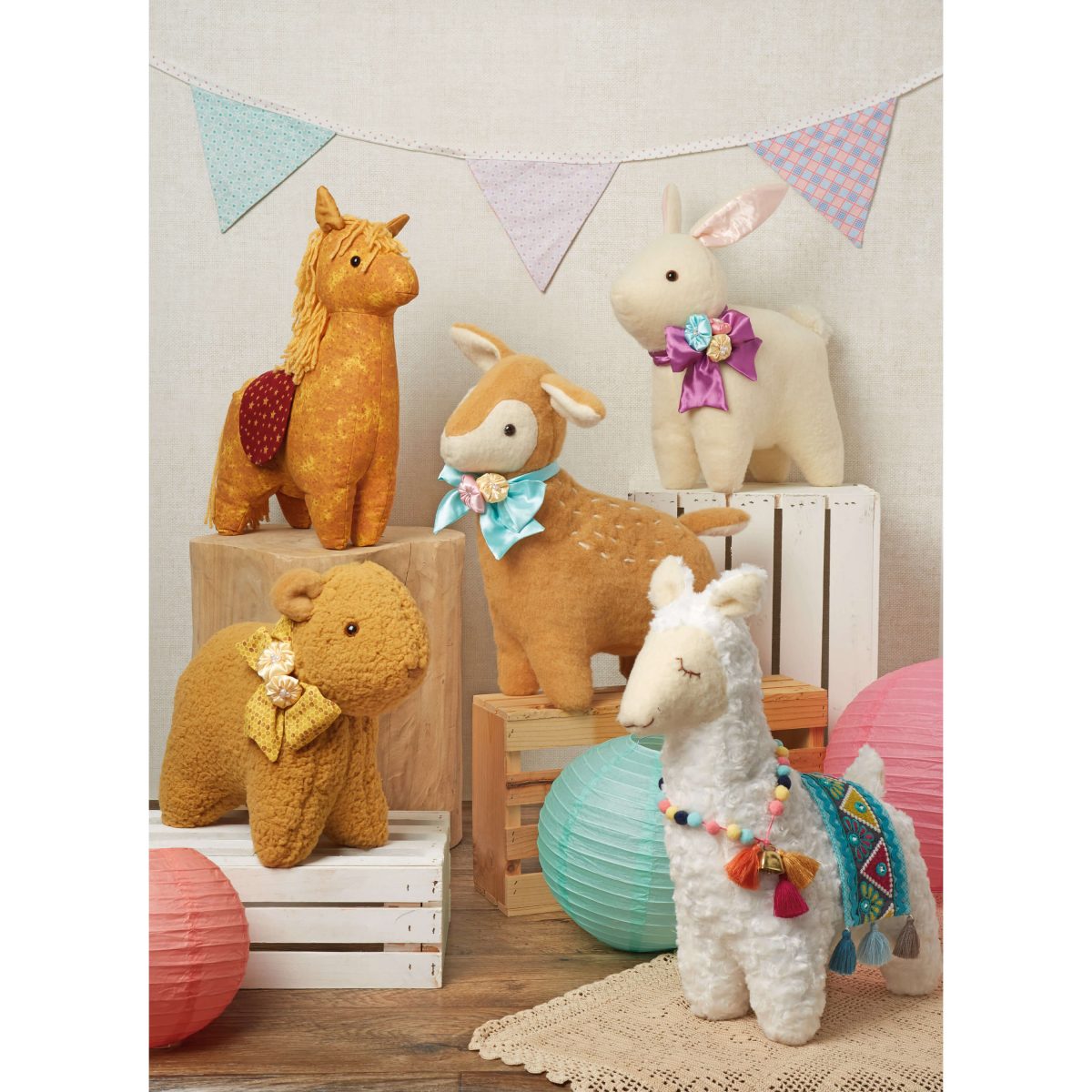 Simplicity Sewing Pattern S9666 Plush Animals by Elaine Heigl