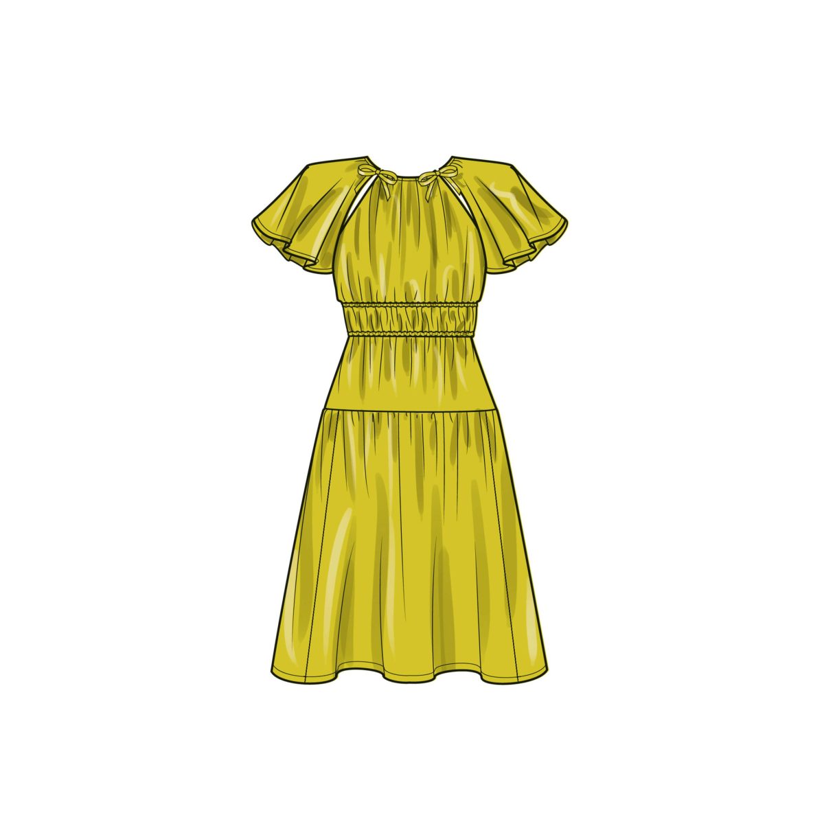 Simplicity Sewing Pattern S9678 Misses' Dress with Sleeve and Length Variations