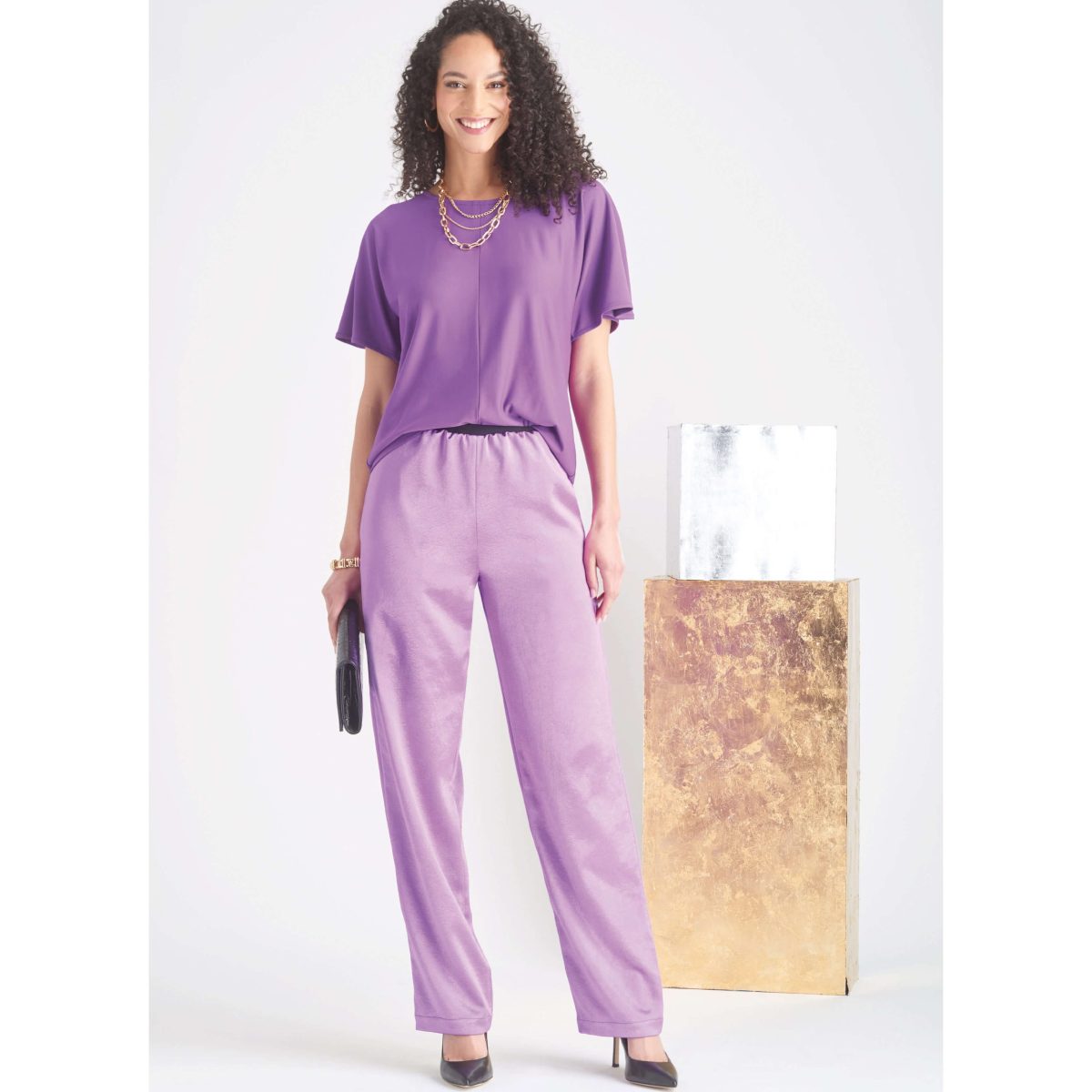 Simplicity Sewing Pattern S9690 Misses' Tops and Pull-On Trousers