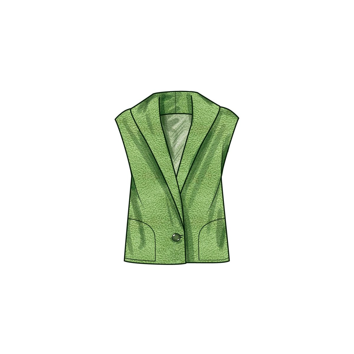 Simplicity Sewing Pattern S9692 Unisex Jacket, Waistcoat, and Belt