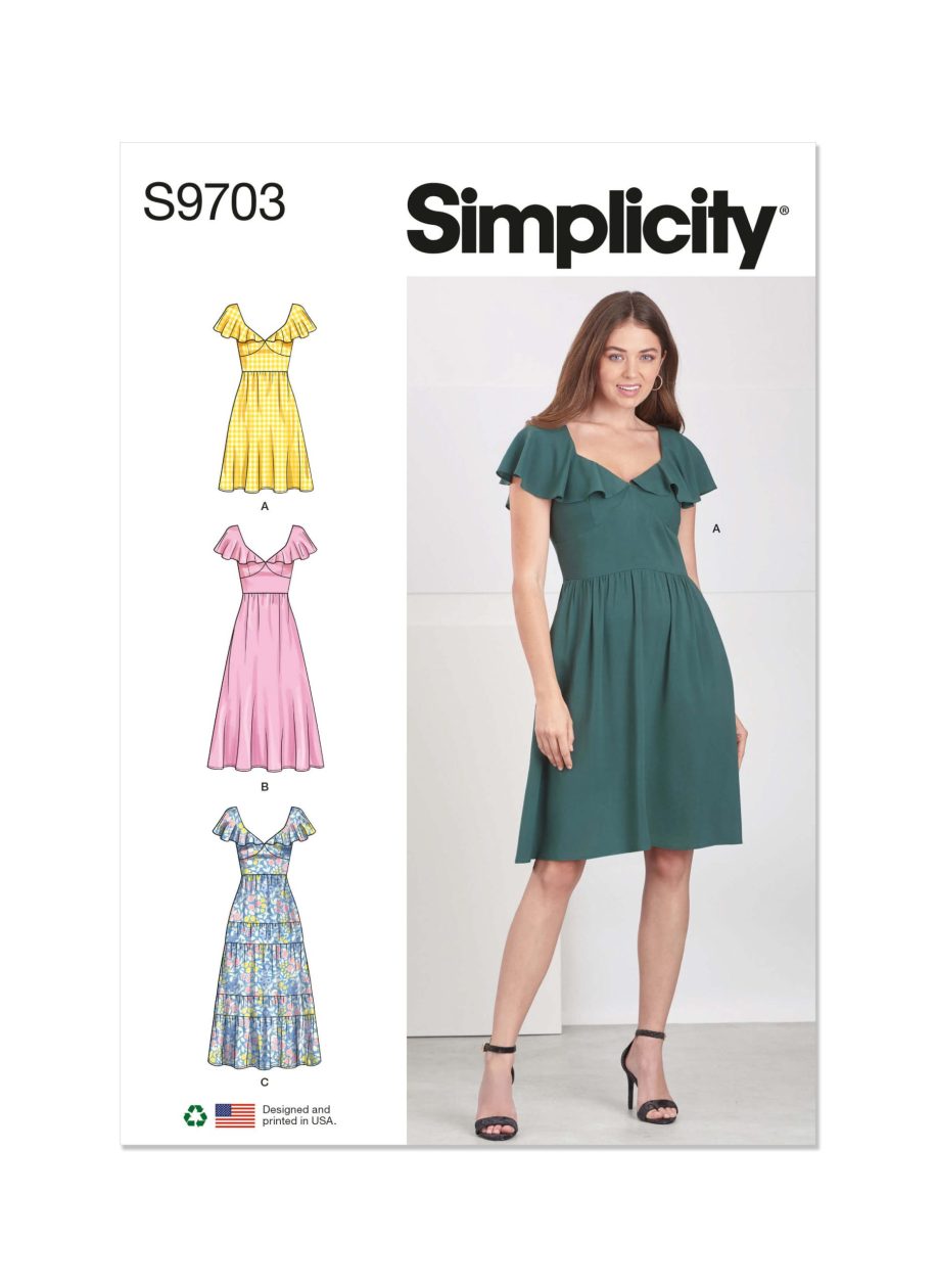 Simplicity Sewing Pattern S9703 Misses' Dresses