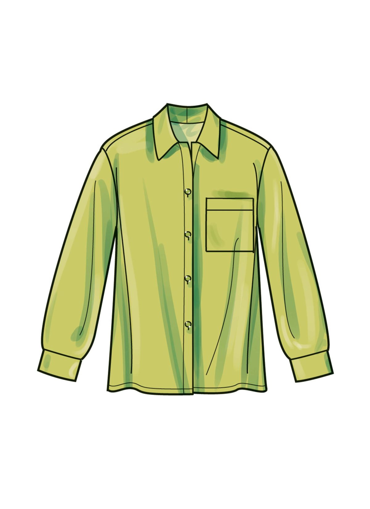 Simplicity Sewing Pattern S9707 Misses' Shirts