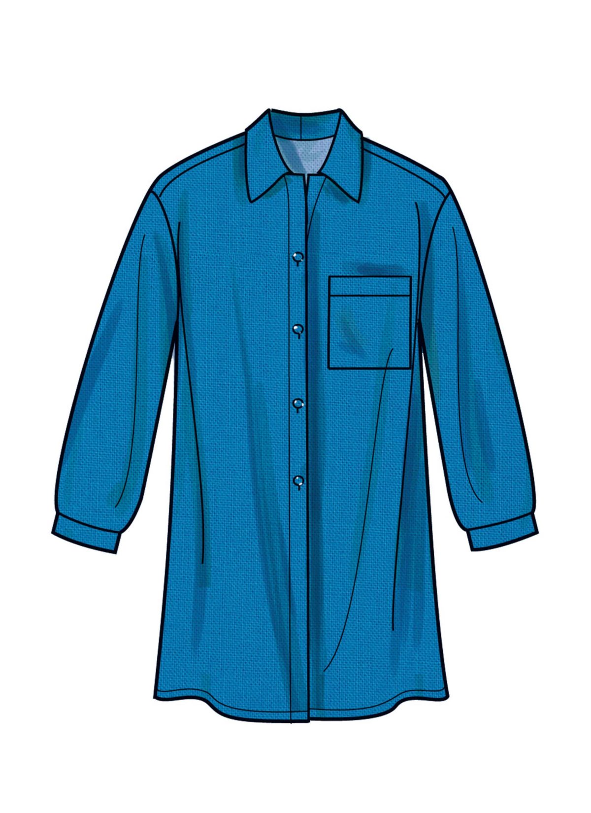 Simplicity Sewing Pattern S9707 Misses' Shirts