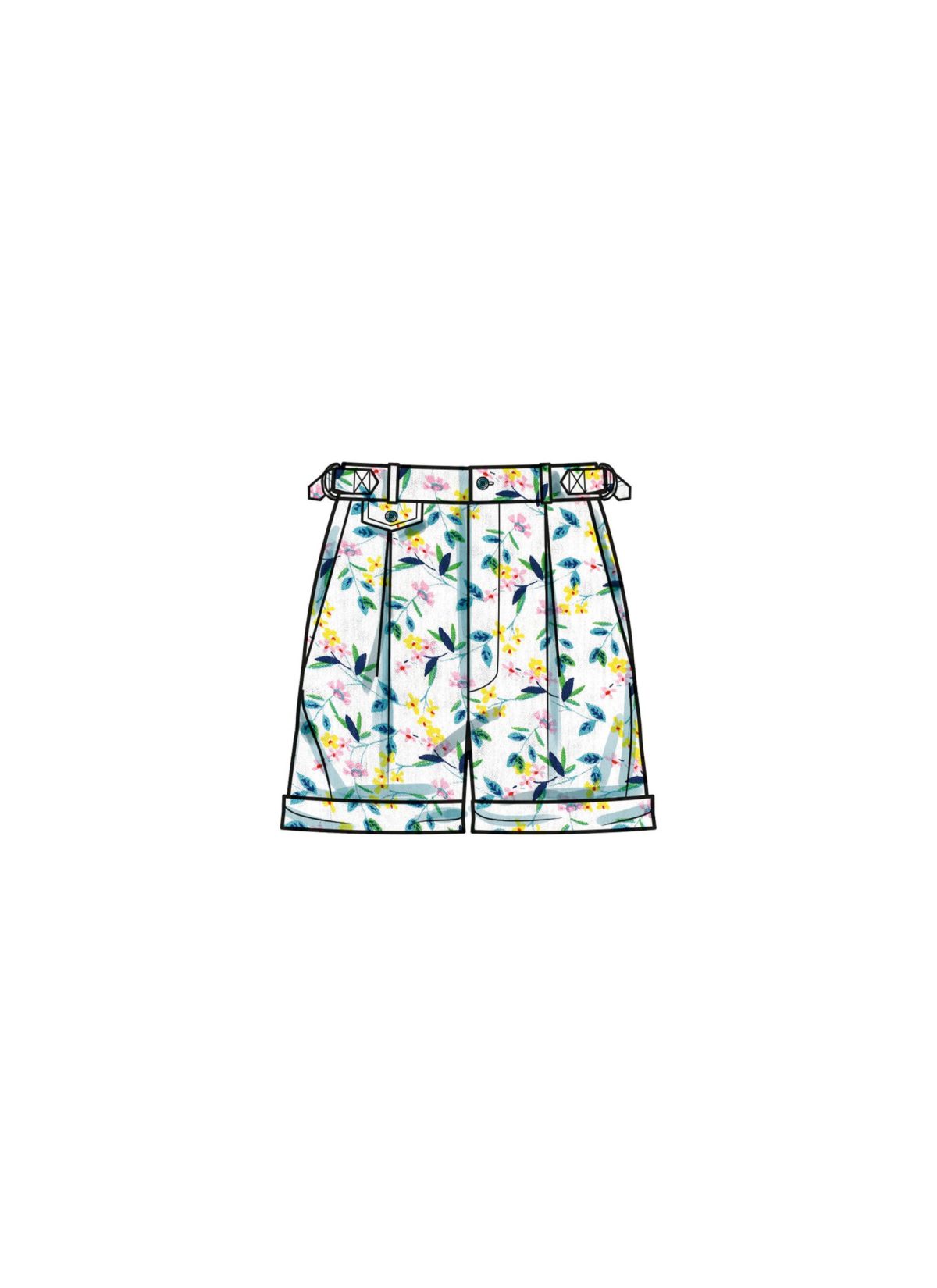Simplicity Sewing Pattern S9709 Misses' Trousers and Shorts