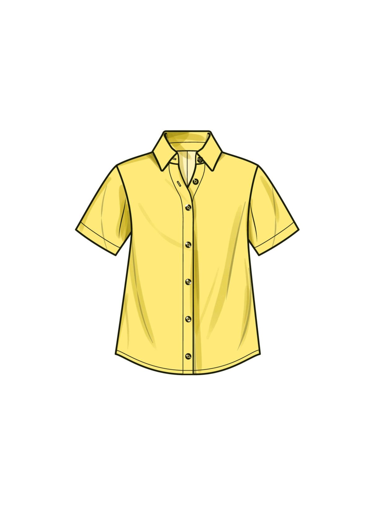 Simplicity Sewing Pattern S9763 Girls' Shirtdresses, Shirts and Hat