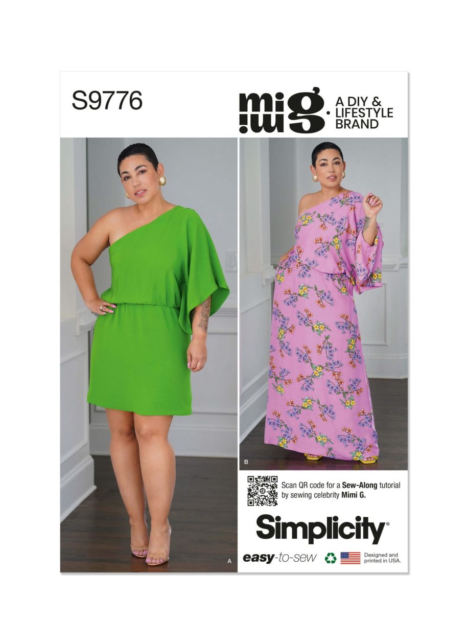 Simplicity Sewing Pattern S9776 Misses' Caftan In Two Lengths by Mimi G Style