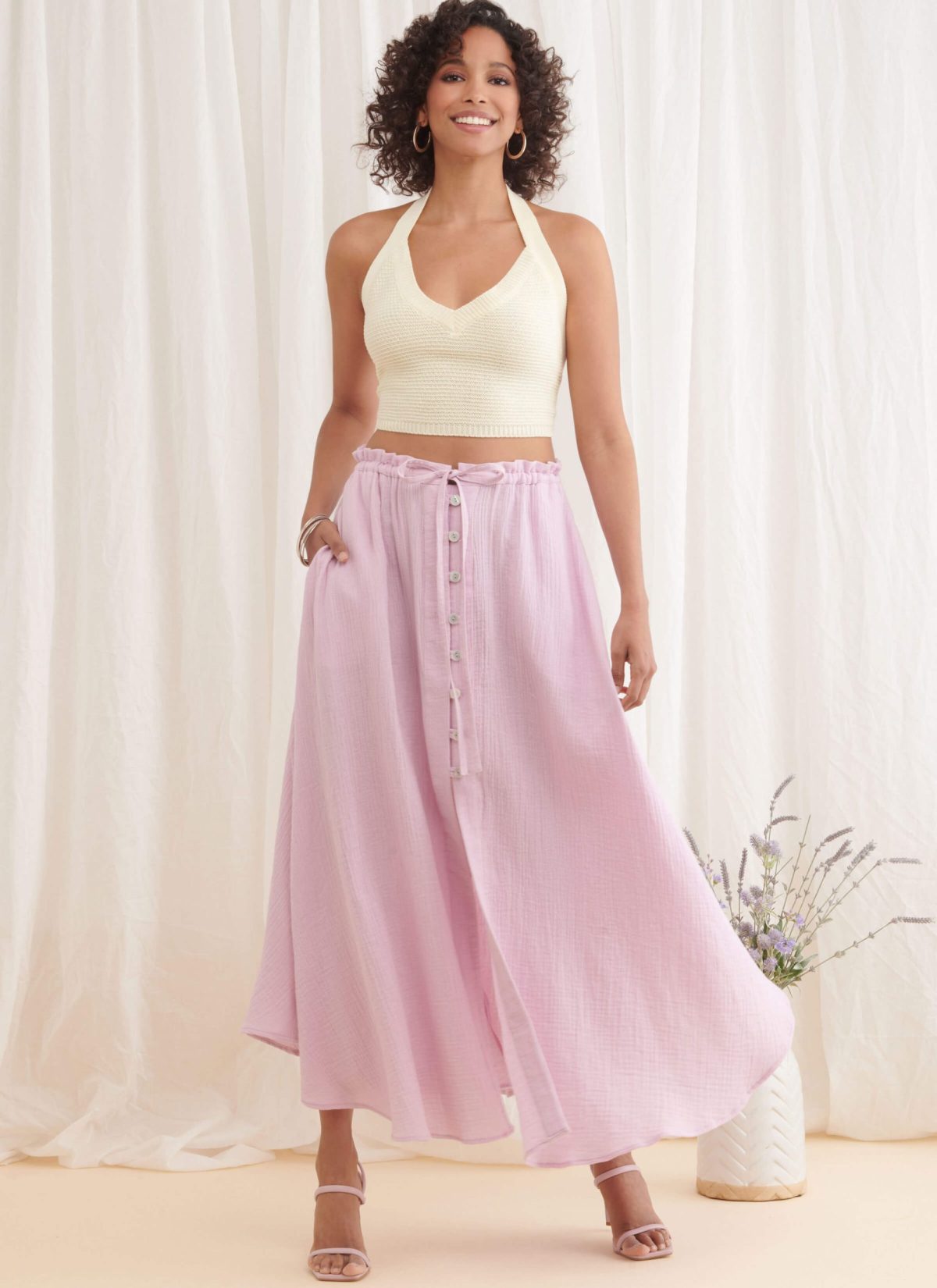 Simplicity Sewing Pattern S9786 Misses' Skirt With Hemline Variations
