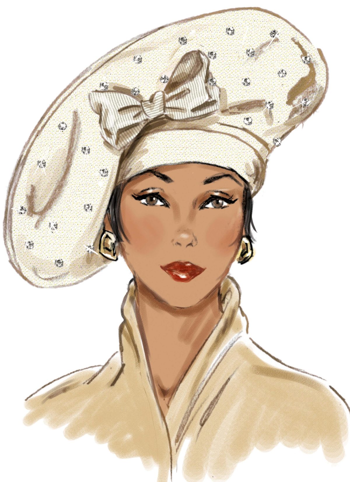 Simplicity Sewing Pattern S9834 Misses' Hats in Five Styles
