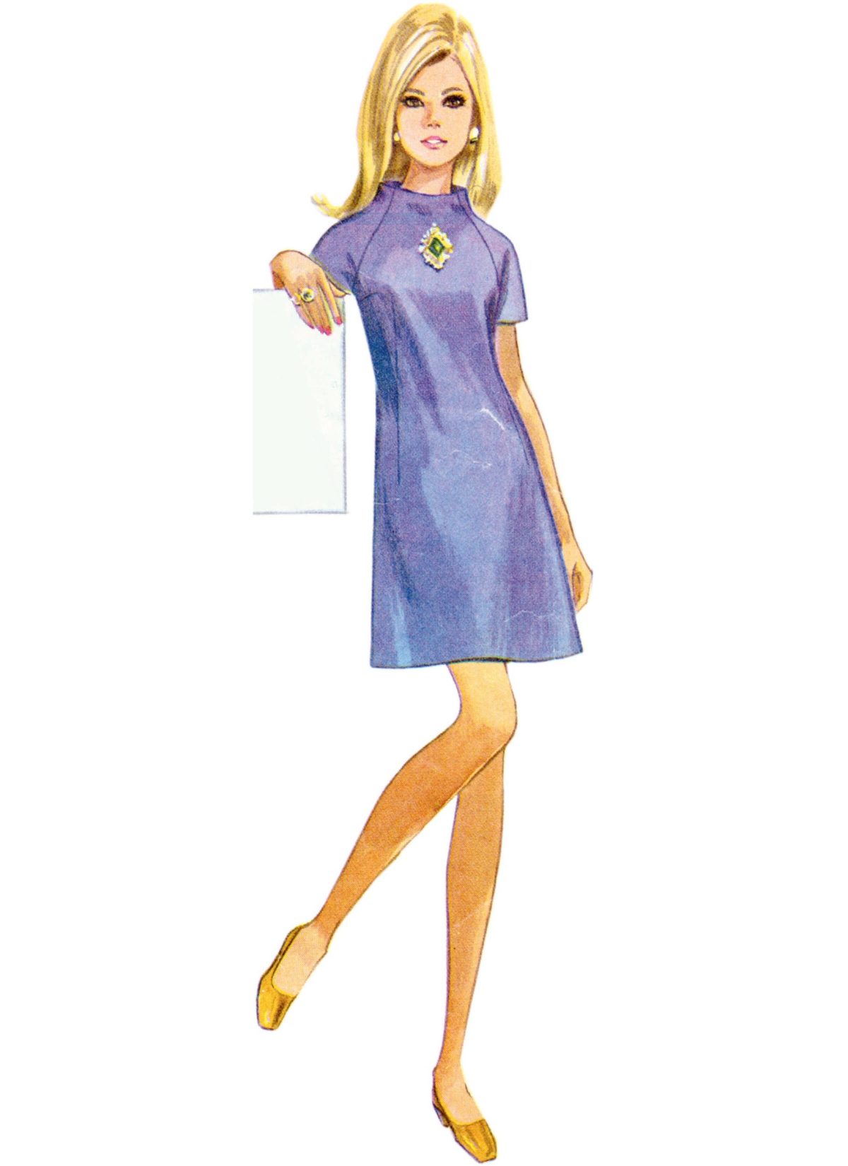 Simplicity Sewing Pattern S9845 Misses' Vintage Dress in Two Lengths