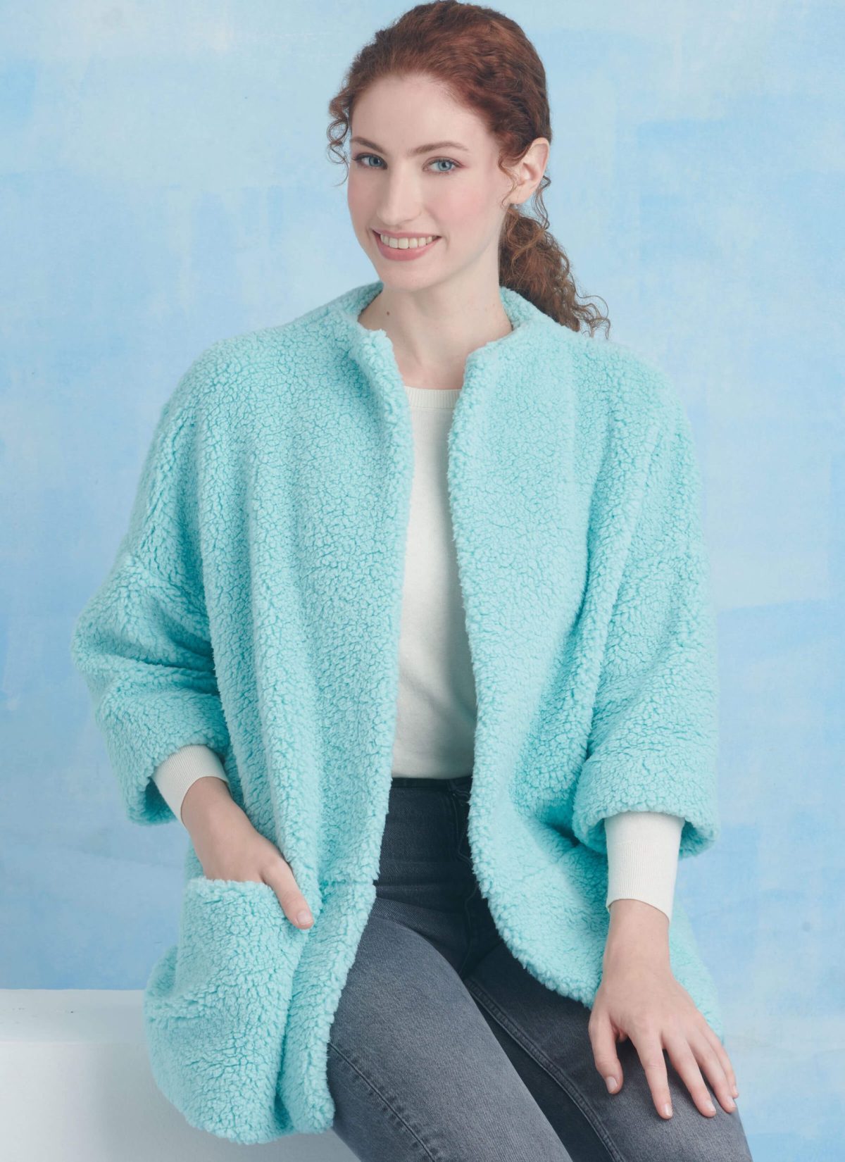 Simplicity Sewing Pattern S9853 Misses' Coats and Scarf by Elaine Heigl Designs