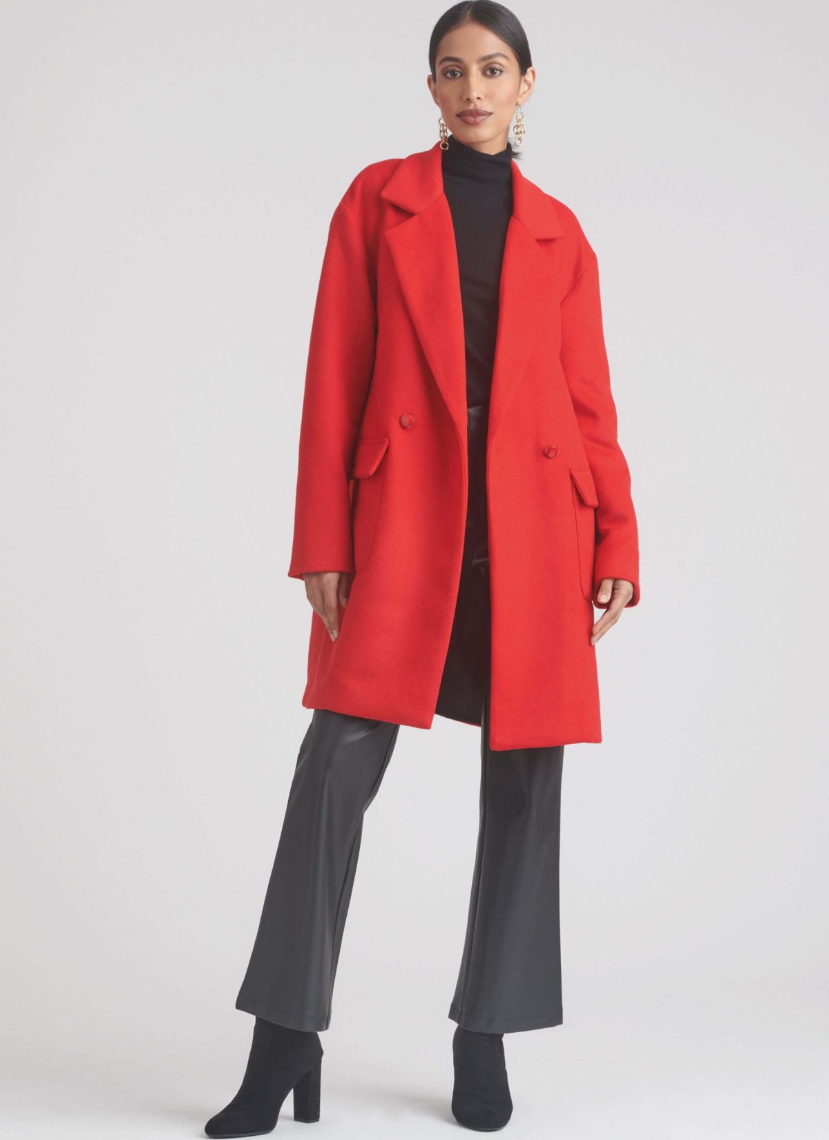 Simplicity Sewing Pattern S9854 Misses' Lined Coat for American Sewing Guild