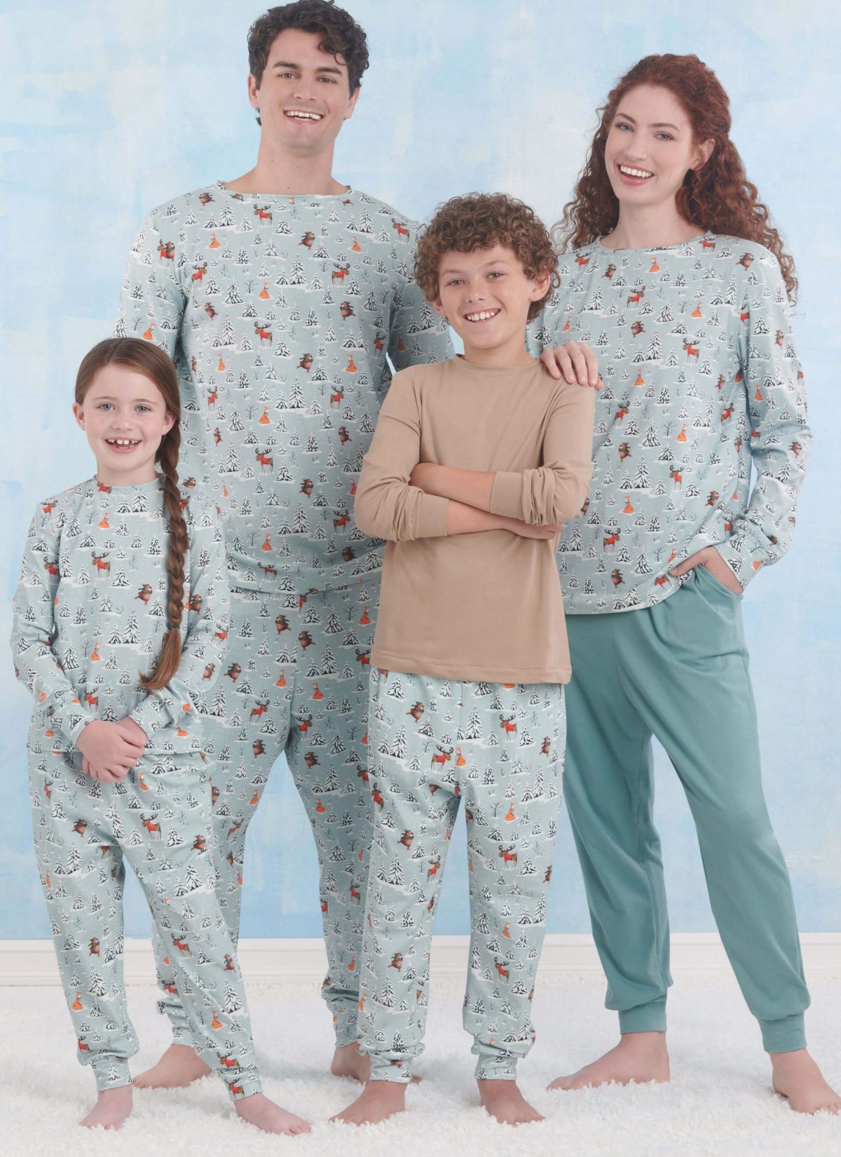 Simplicity Sewing Pattern S9861 Children's, Teens' and Adults' Knit Loungewear