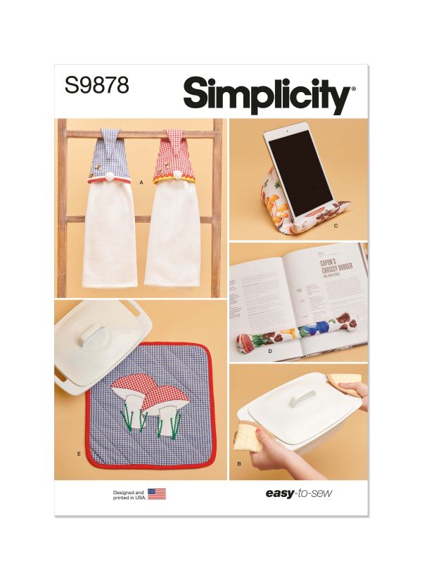 Simplicity Sewing Pattern S9878 Kitchen Accessories