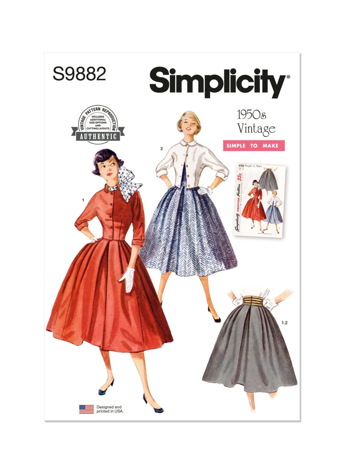 Simplicity Sewing Pattern S9882 Misses' Skirt and Jacket Sewdirect