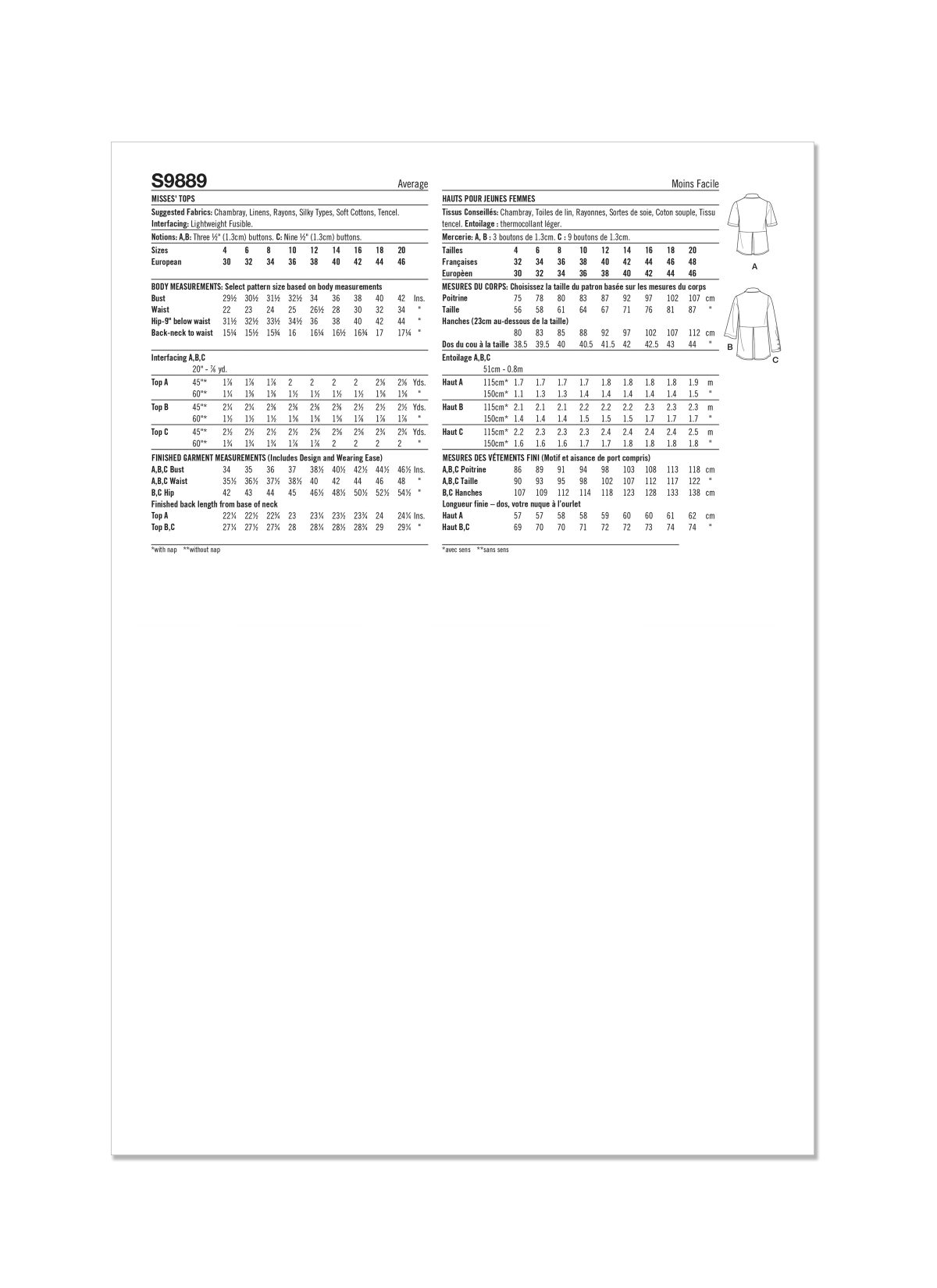 simplicity-sewing-pattern-s9889-misses-tops-sewdirect