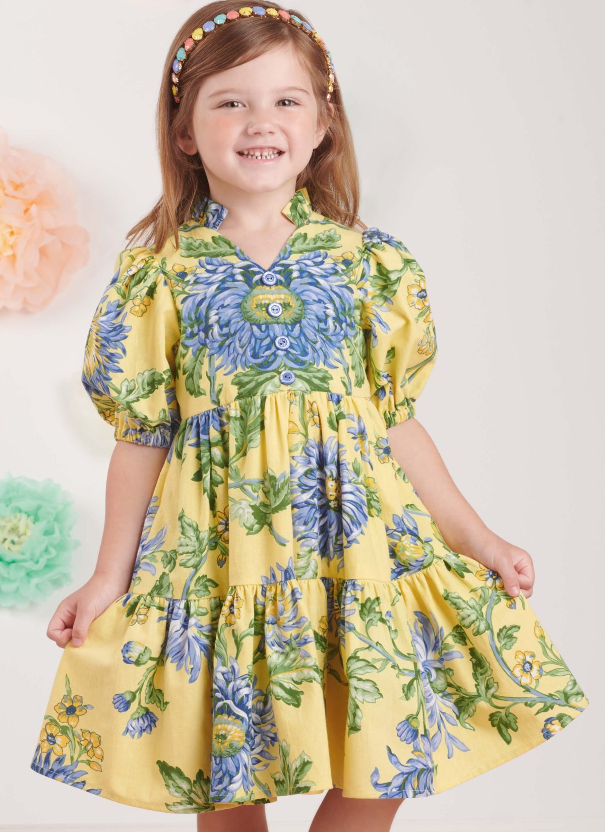 Simplicity Sewing Pattern S9900 Children's and Girls' Dress with Sleeve and Length Variations
