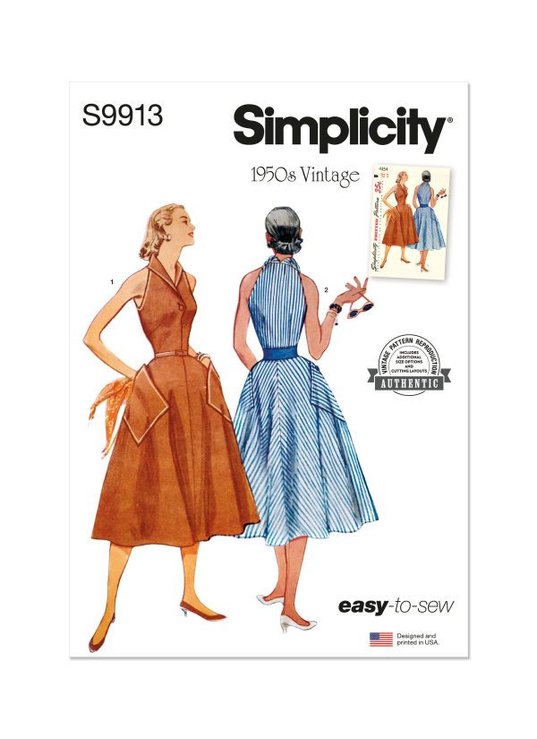 Simplicity Sewing Pattern S9913 Misses' Dress