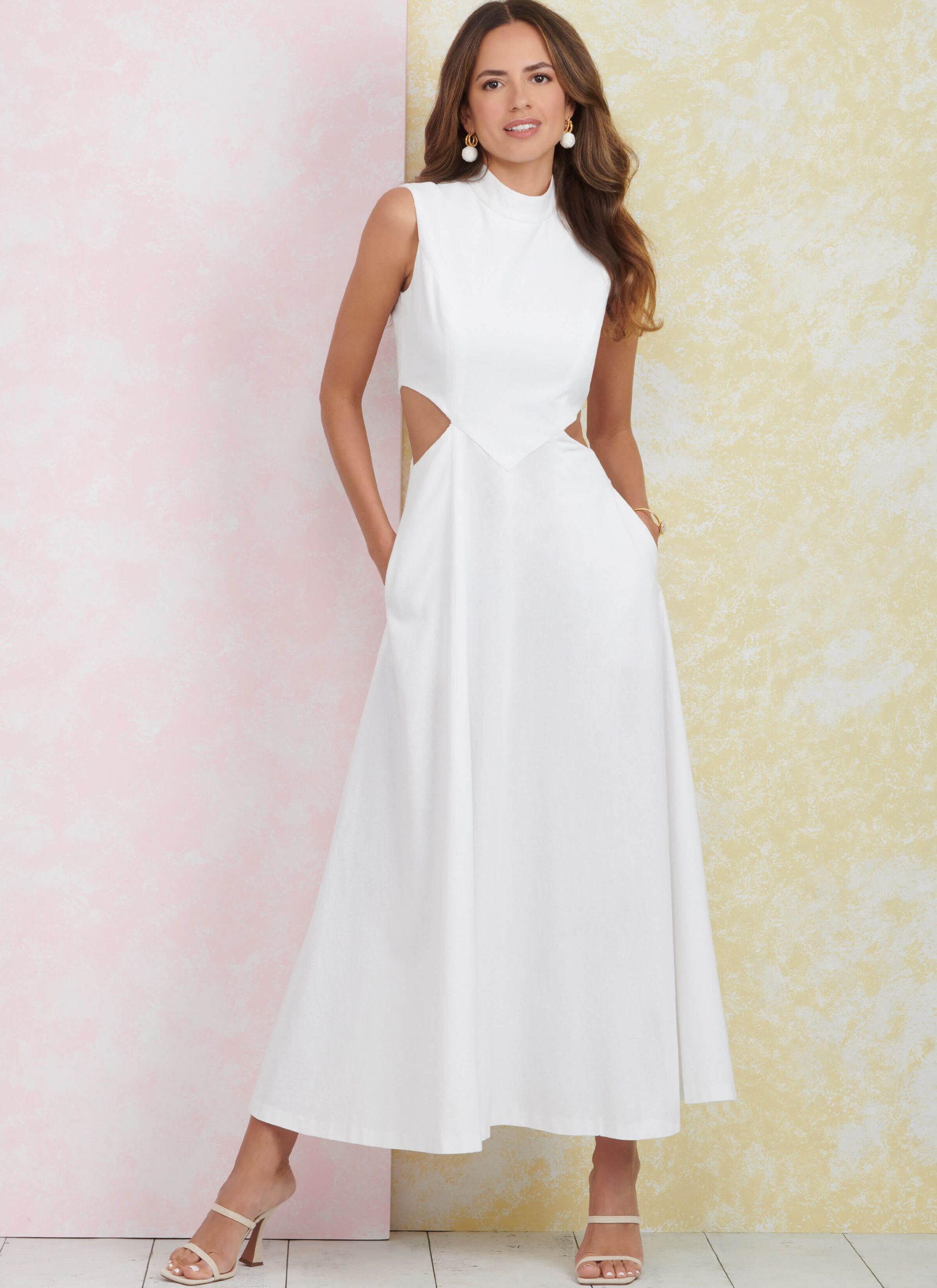 Simplicity Sewing Pattern S9920 Misses' Dress with Neckline and Length Variations