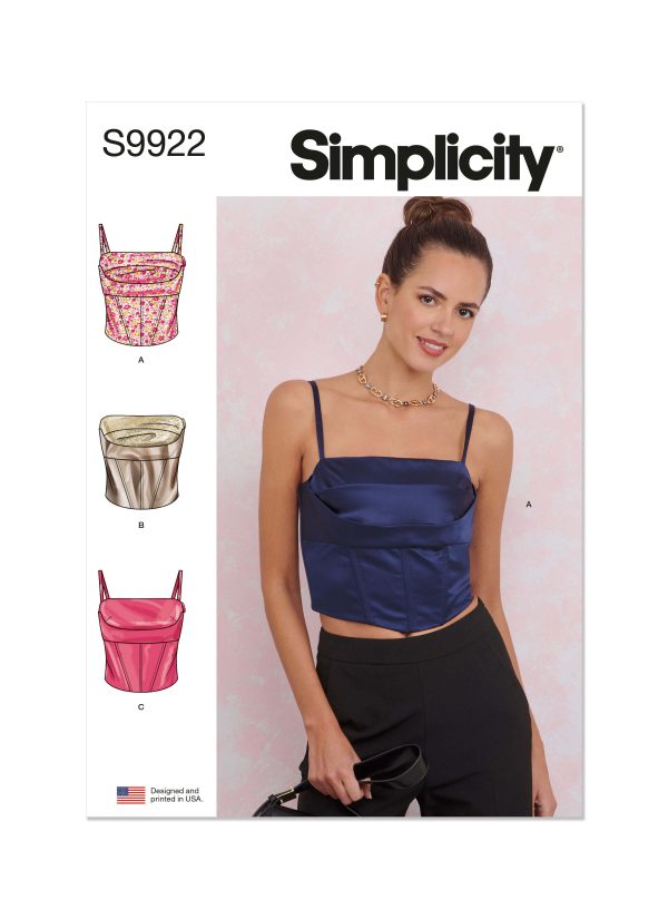 Simplicity Sewing Pattern S9922 Misses' Corsets