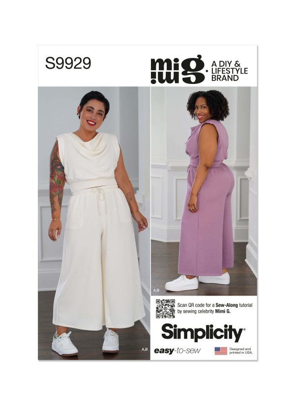 Simplicity Sewing Pattern S9929 Misses' and Women's Lounge Set by Mimi G Style