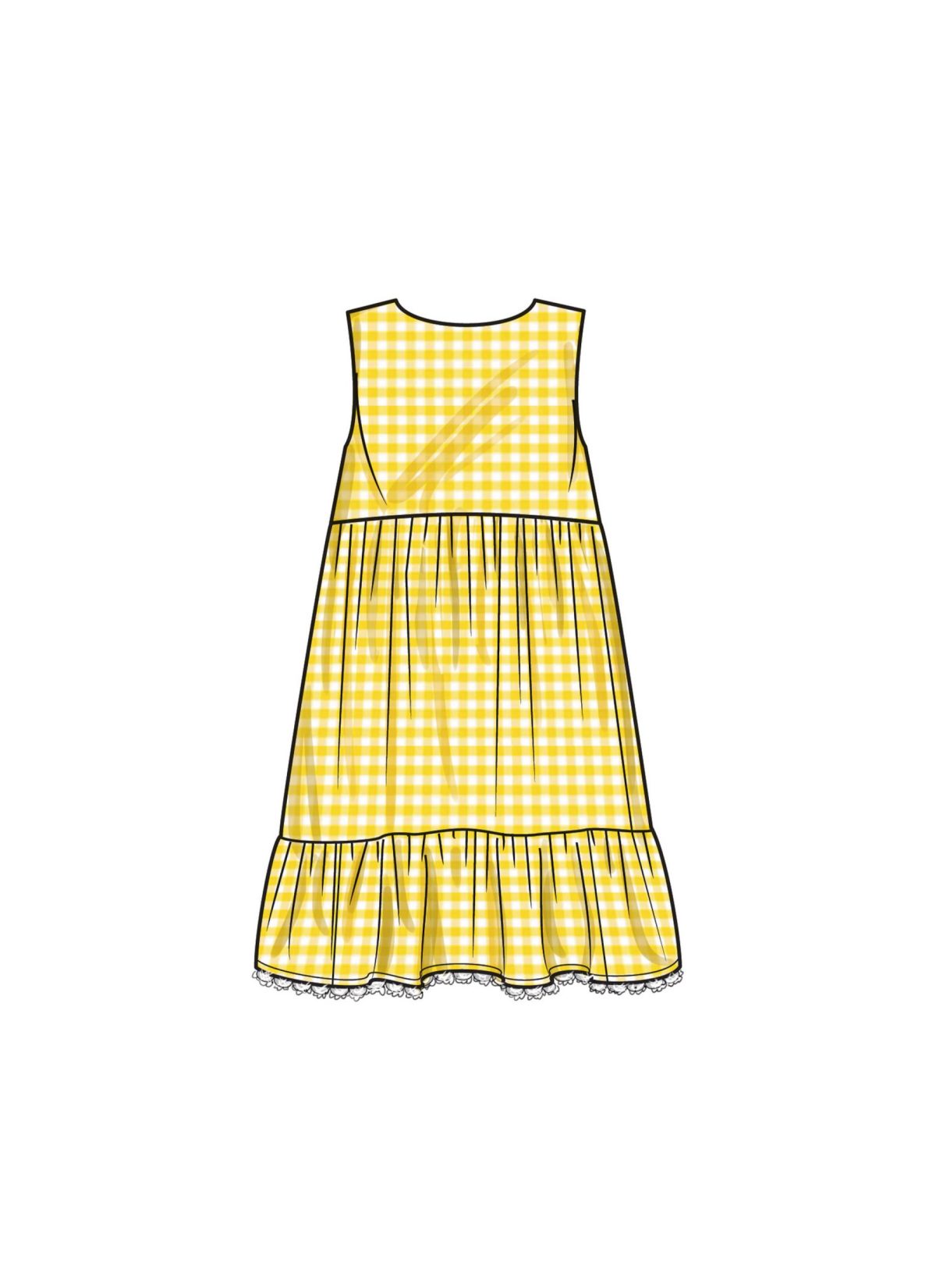 Simplicity Sewing Pattern S9933 Children's and Girls' Dress with Sleeve Variations