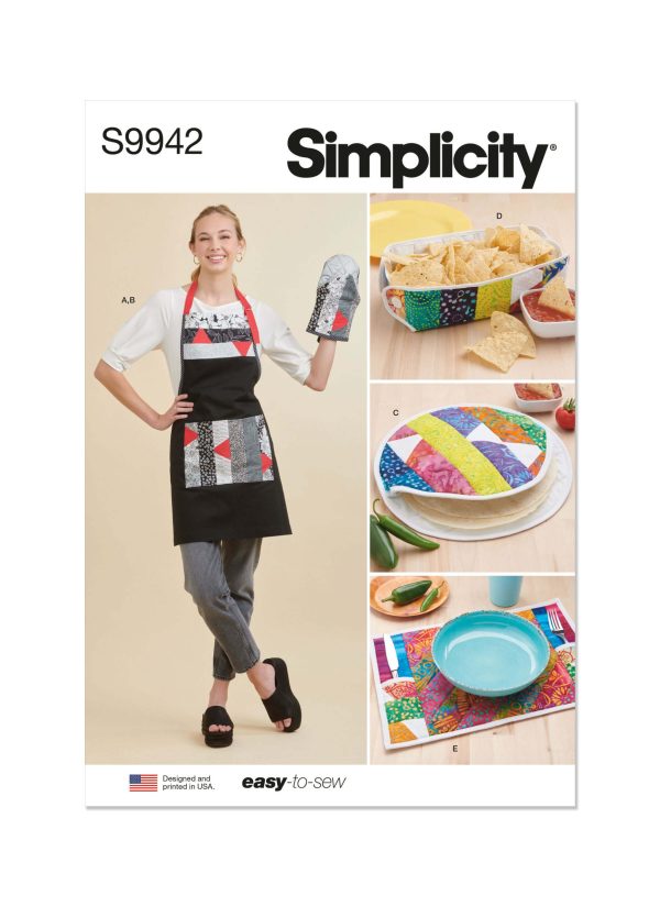 Simplicity Sewing Pattern S9942 Kitchen Accessories by Carla Reiss Design