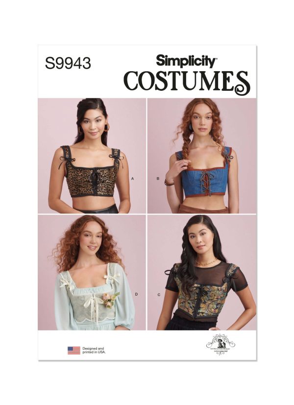 Simplicity Sewing Pattern S9943 Misses' Corset Costumes