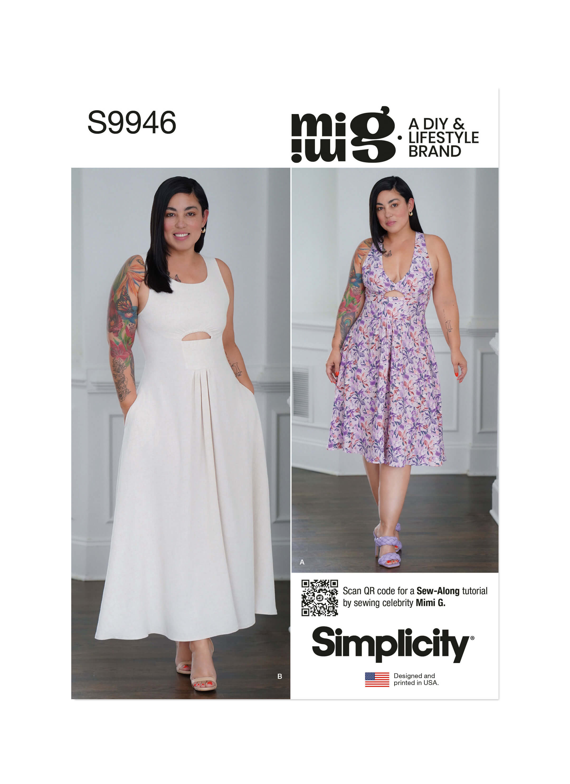 Simplicity Sewing Pattern S9946 Misses' Dresses by Mimi G Style