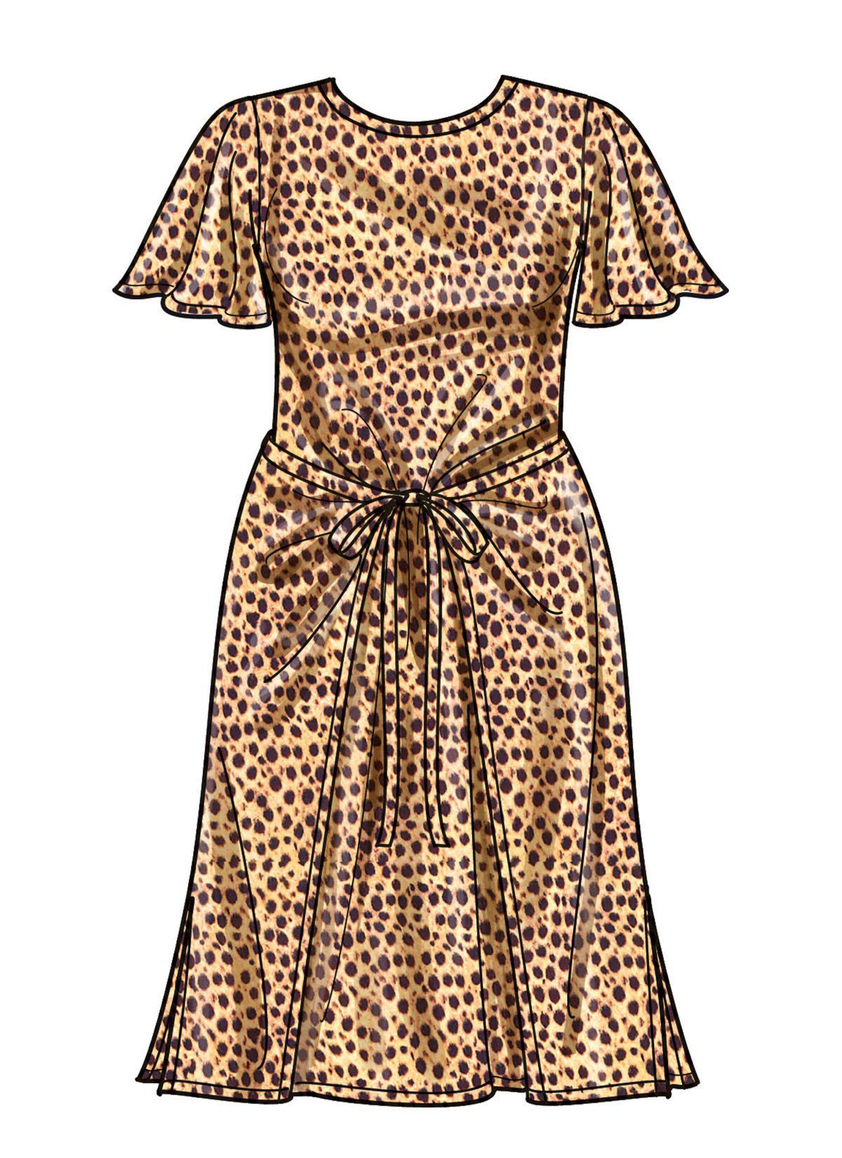 Simplicity Sewing Pattern S9948 Women's Knit Dress with Sleeve and Length Variations