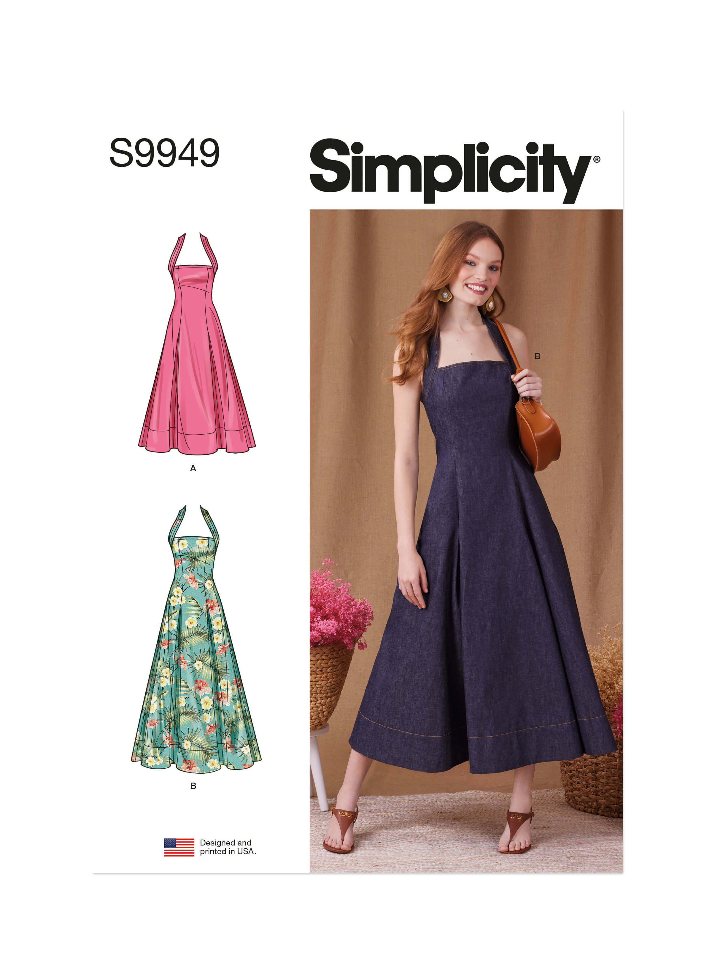 Simplicity Sewing Pattern S9949 Misses' Dress in Two Lengths
